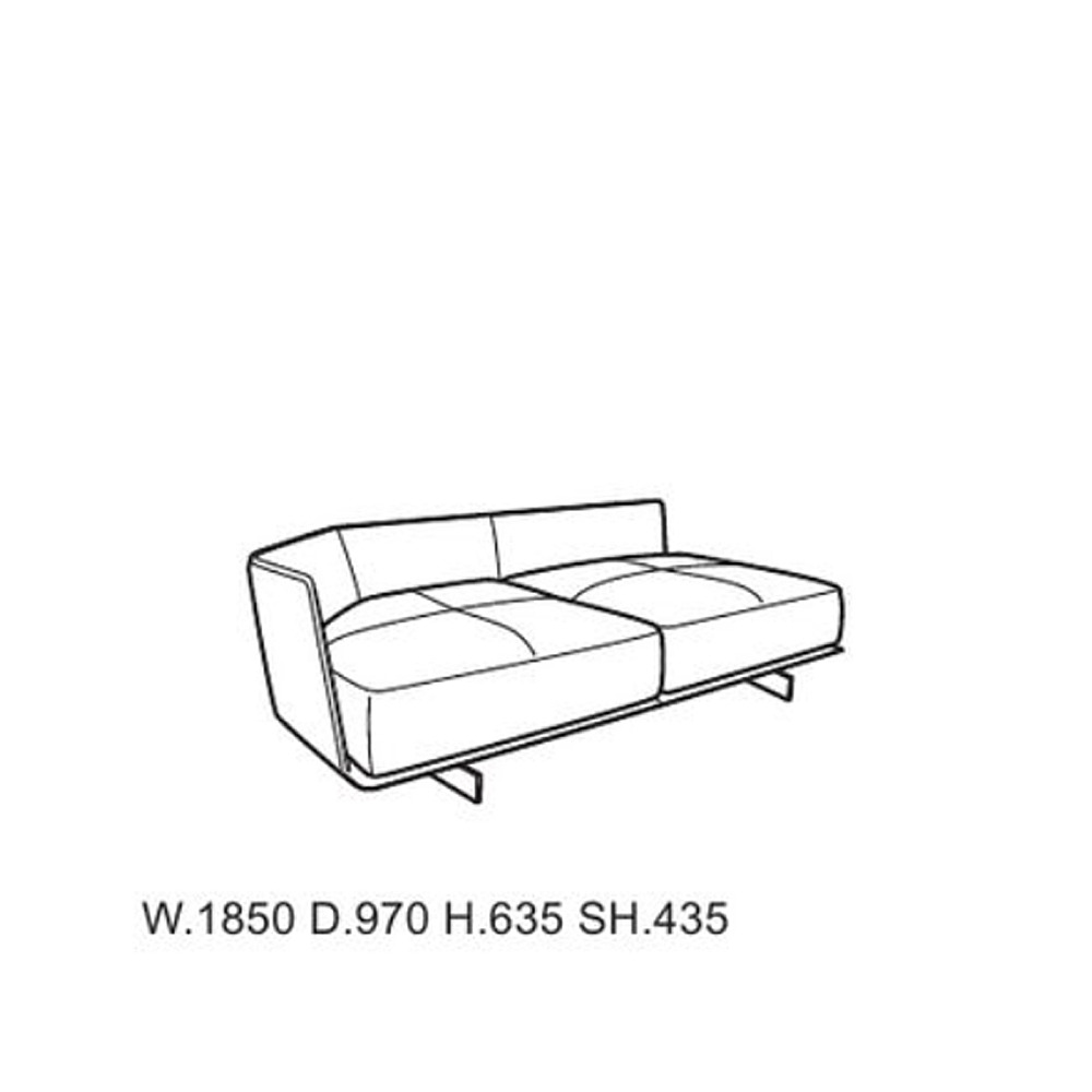 BRERA HALF-ARM SOFA｜アルフレックス｜コンフォートQ｜阪急百貨店のインテリアショップ