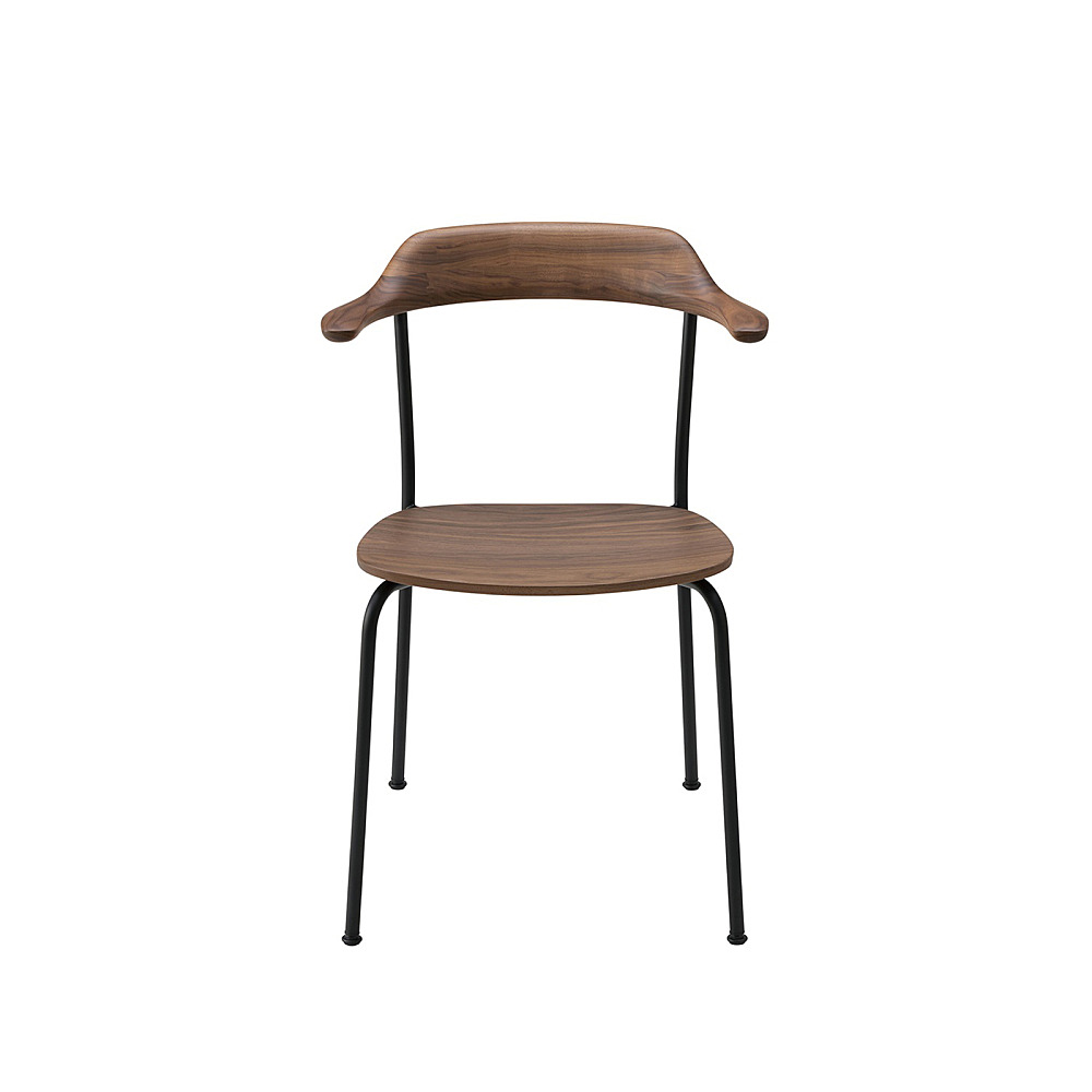 HIROSHIMA ARM CHAIR STACKING WOODEN SEAT｜マルニ木工｜コンフォート