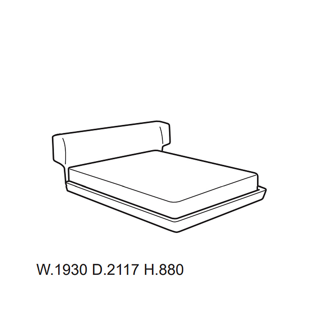 BRERA WING BED｜アルフレックス｜コンフォートQ｜阪急百貨店の 