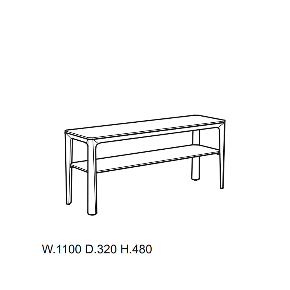 MONTEBELLO CONSOLE WITH SHELF｜アルフレックス｜コンフォートQ｜阪急 