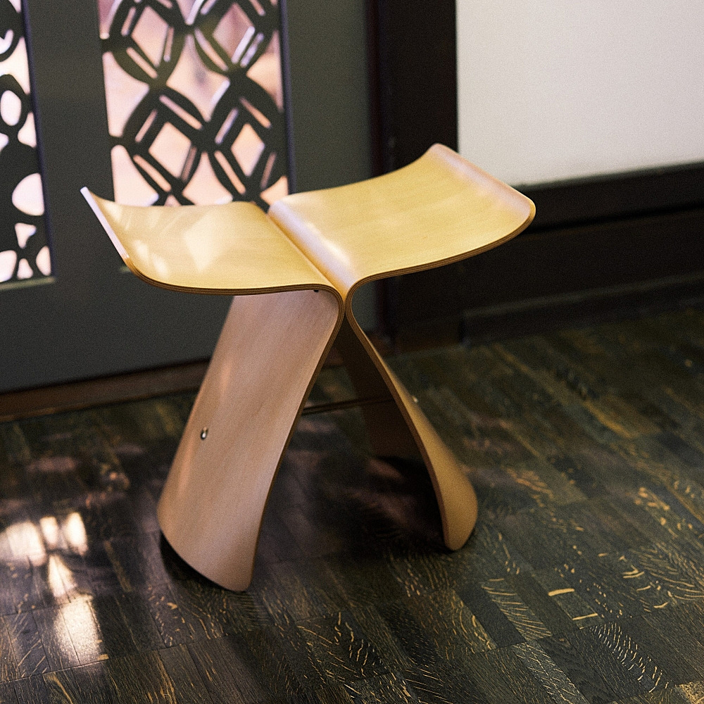 BUTTERFLY STOOL｜天童木工｜コンフォートQ｜阪急百貨店のインテリア ...