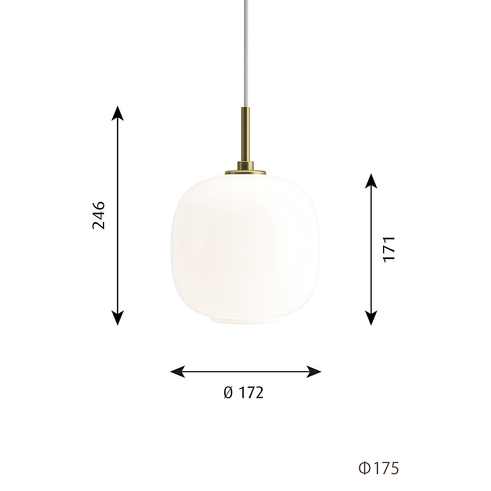 VL45 RADIOHUS PENDANT｜ルイスポールセン｜コンフォートQ｜阪急百貨店のインテリアショップ