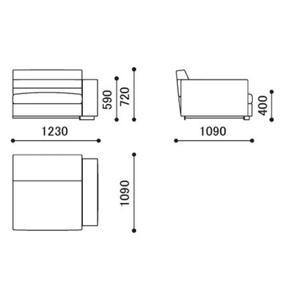 TURNER HALF-ARM SOFA｜モルテーニ｜コンフォートQ｜阪急百貨店のインテリアショップ