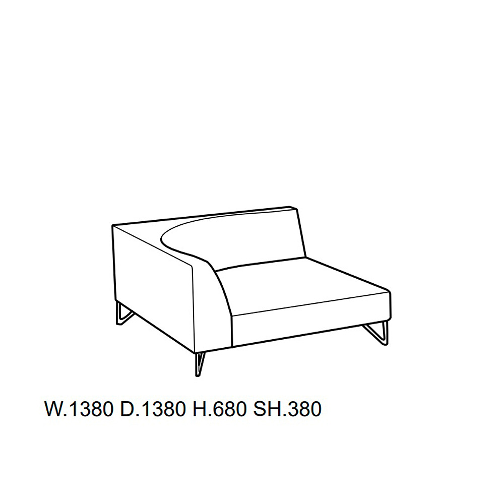 VASCA 19 DEEP HALF-ARM SOFA｜アルフレックス｜コンフォートQ｜阪急百貨店のインテリアショップ