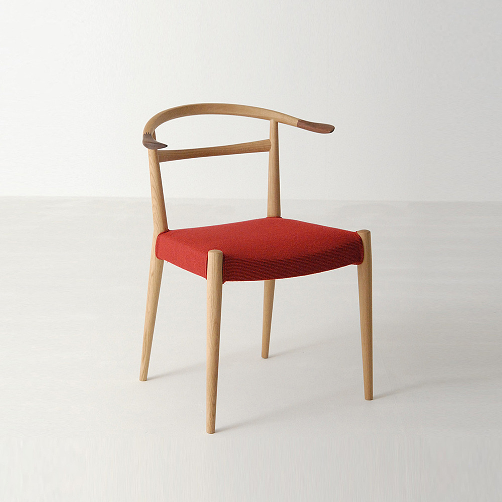 北欧 ビンテージ デザイン 日進木工 ウォールナット×ラタン ダイニング