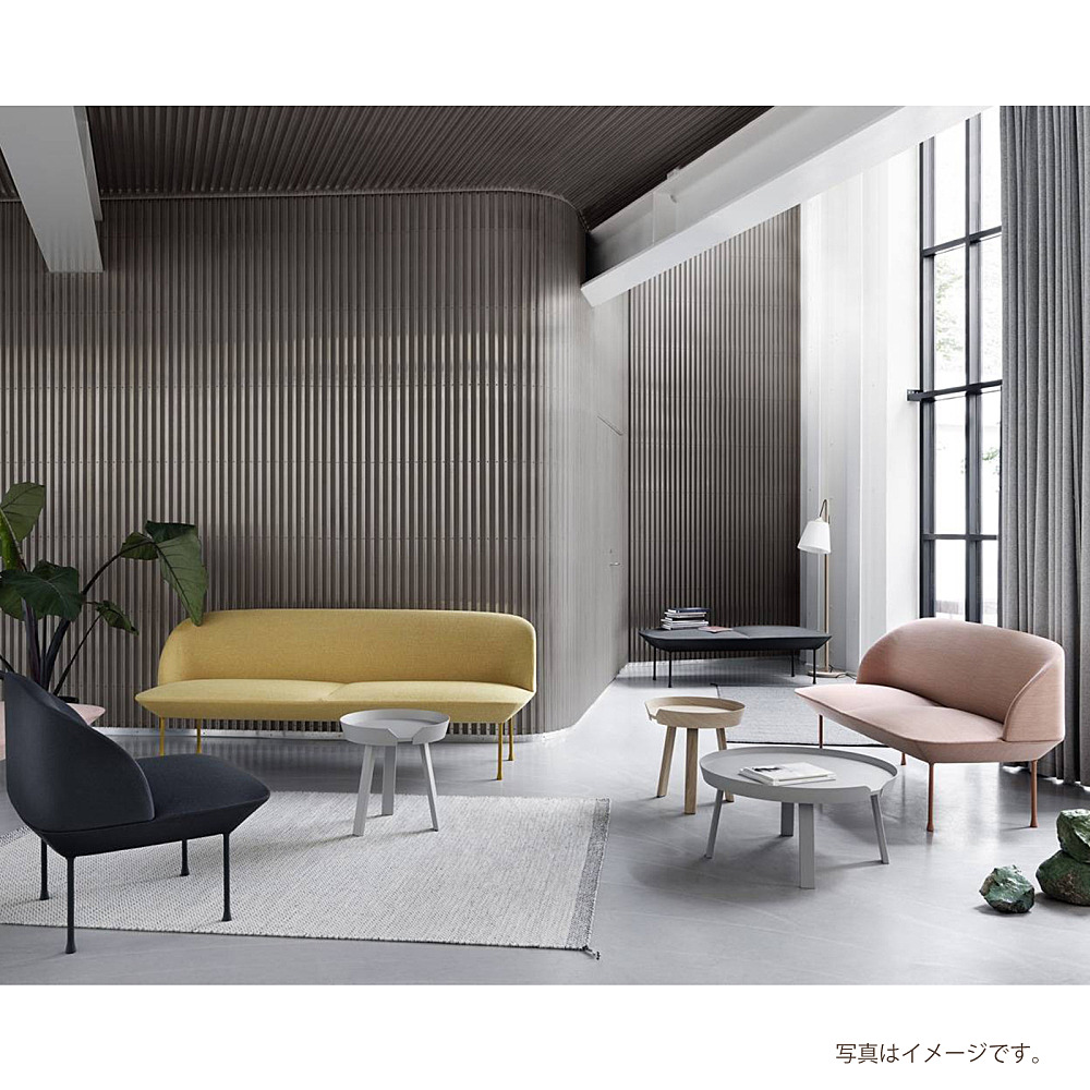 OSLO社 オスロ ◾️ キャスター付き 2段 ラウンドテーブル 丸テーブル