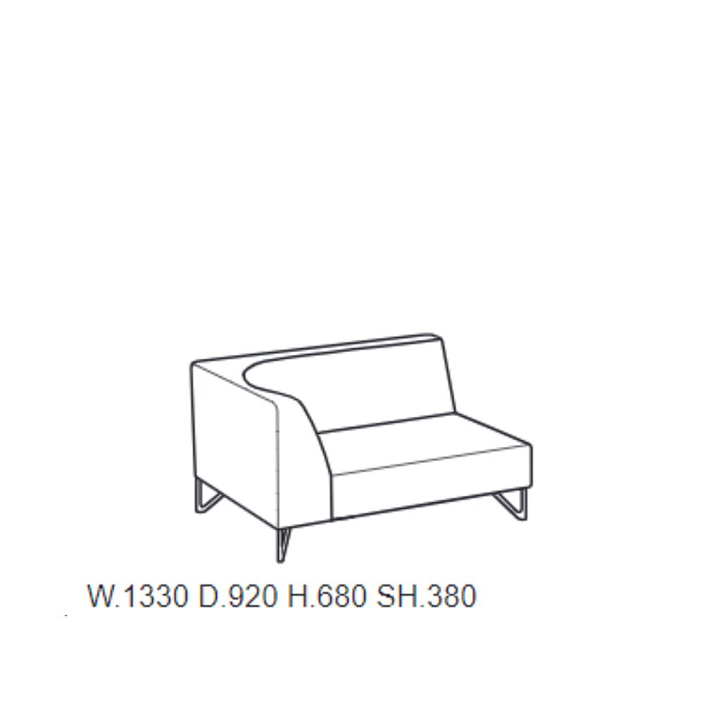 VASCA 19 HALF-ARM SOFA｜アルフレックス｜コンフォートQ｜阪急百貨店のインテリアショップ