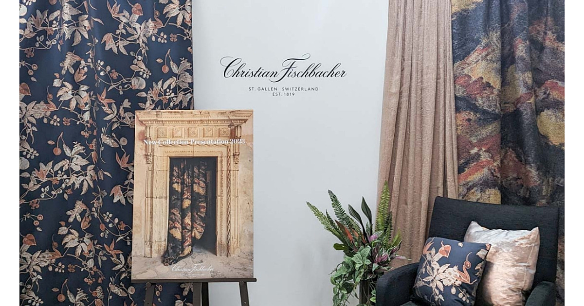 未使用 カーテン生地 Christian Fischbacher 未使用 カーテン生地 Christian Fischbacher