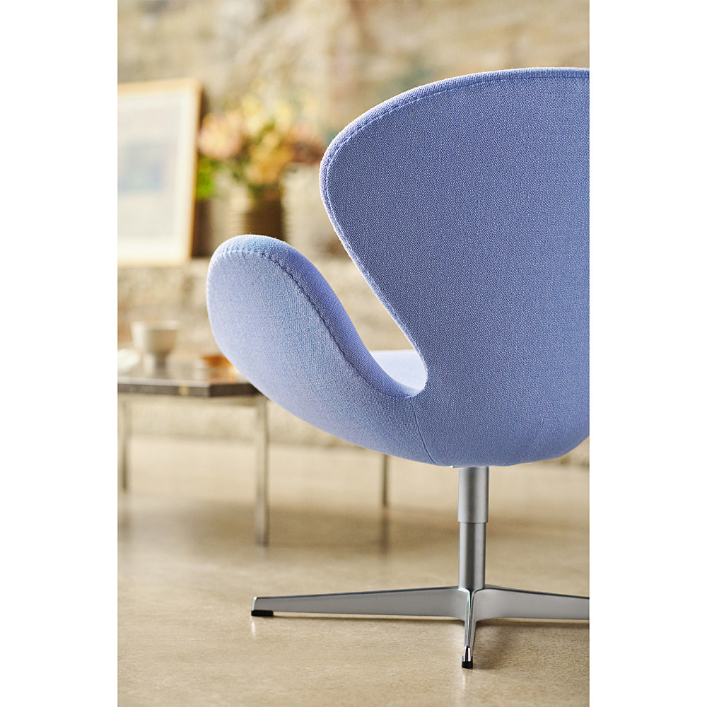 swivel swan chair