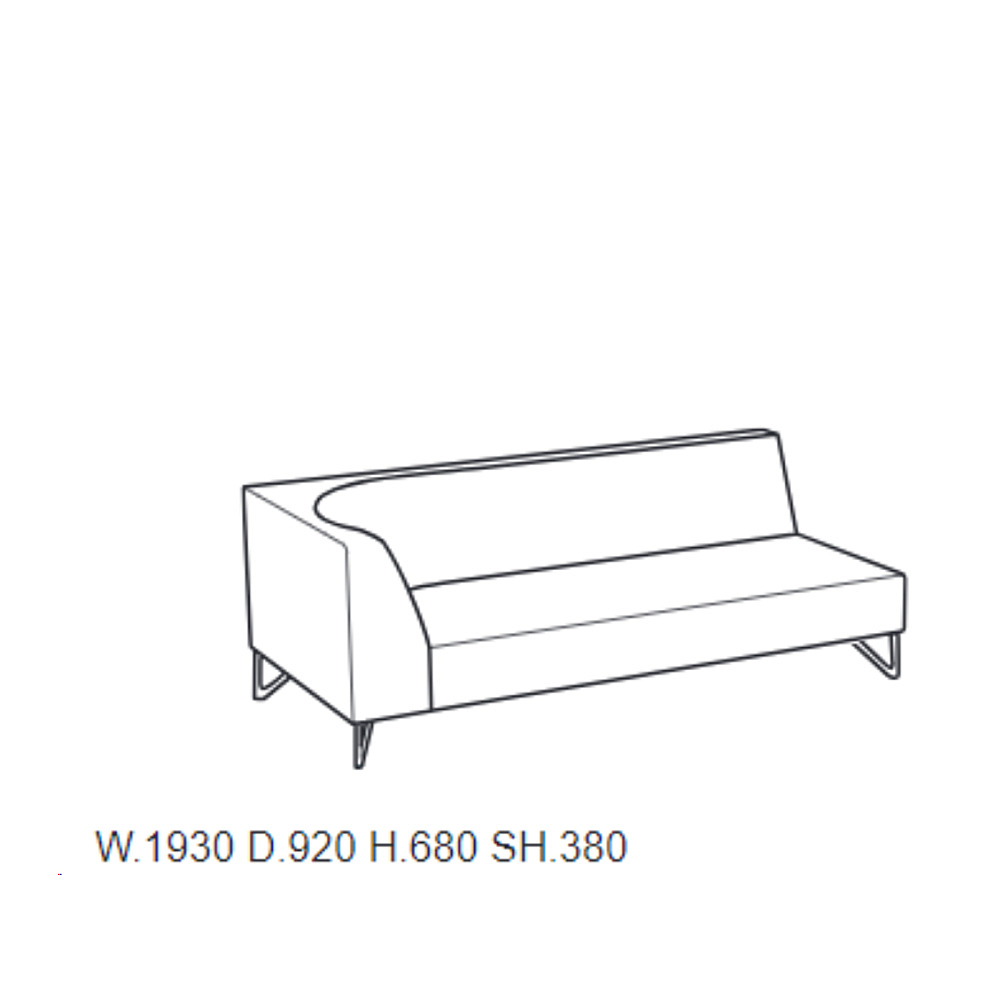 VASCA 19 HALF-ARM SOFA｜アルフレックス｜コンフォートQ｜阪急百貨店のインテリアショップ